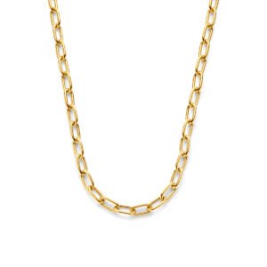 collier paperclip ronde buis 8,6 mm 46,5 cm