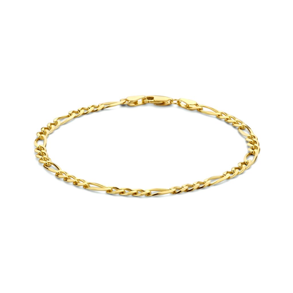 armband figaro 3,7 mm 20 cm 3 micron