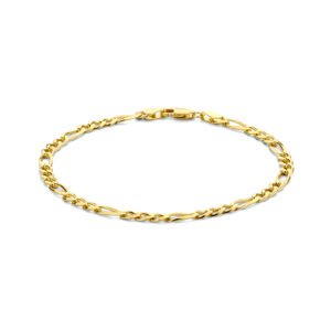 armband figaro 3,7 mm 20 cm 3 micron