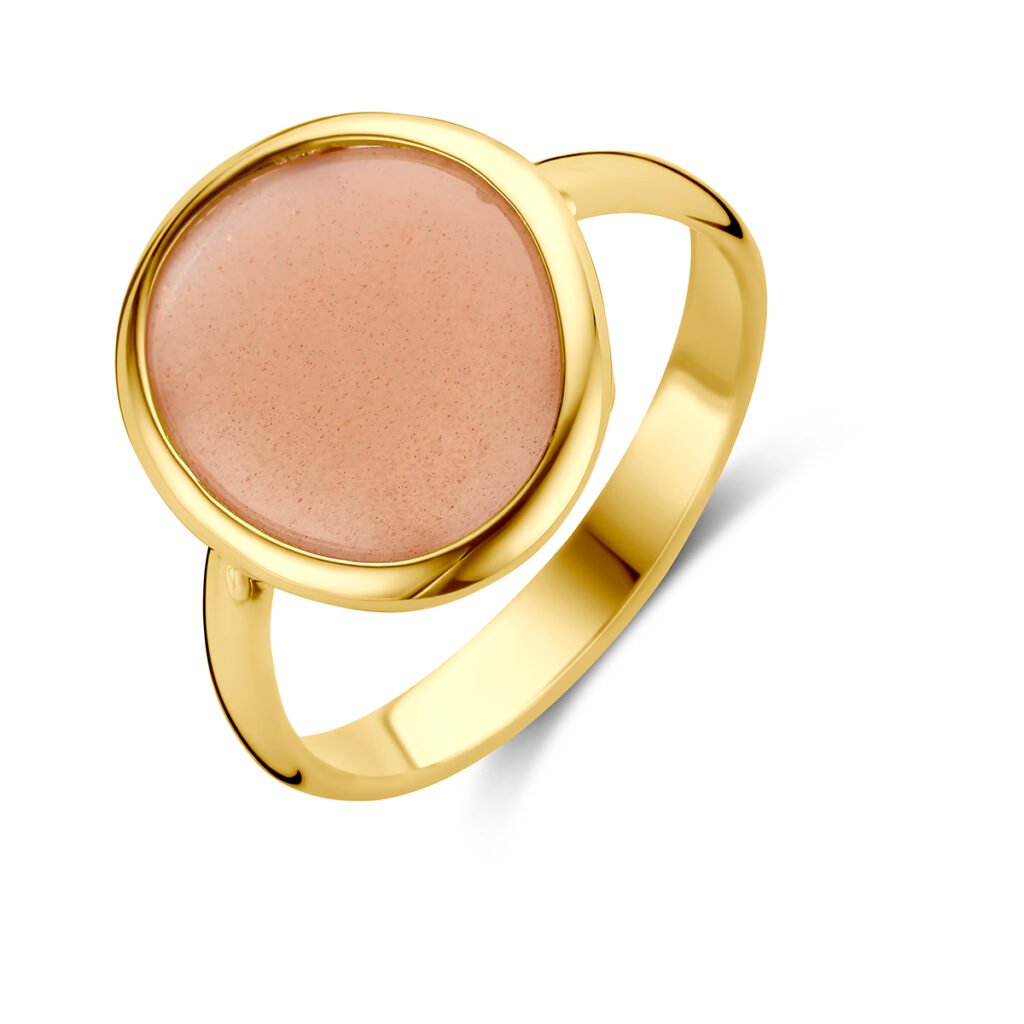 ring perzik maansteen