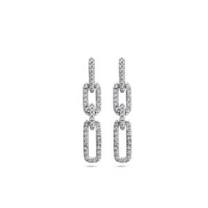 oorhangers diamant 0.18ct (2x 0.09ct) h si