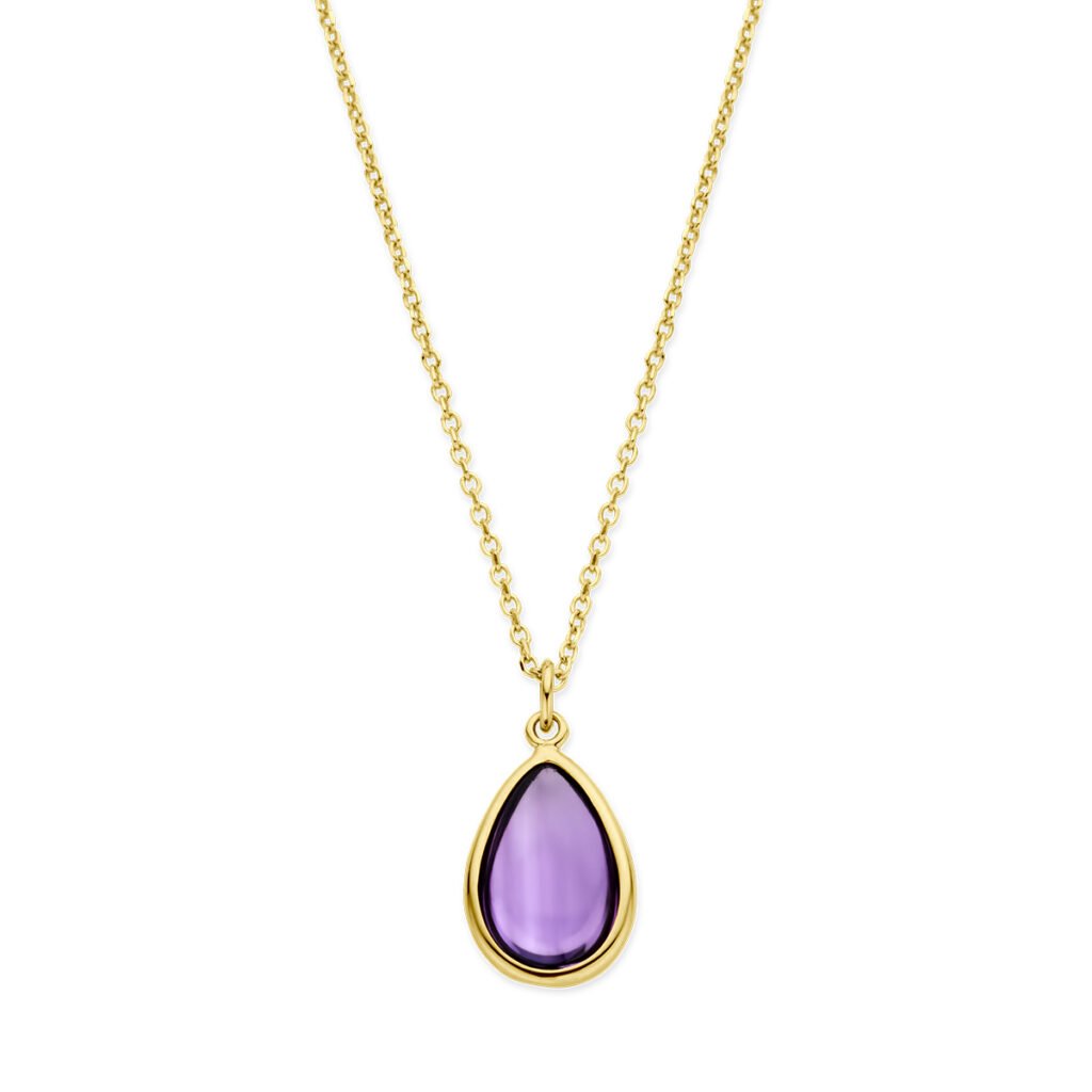 collier amethist 41 - 43 - 45 cm