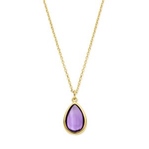 collier amethist 41 - 43 - 45 cm