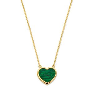 collier hart malachiet 43 + 2 cm