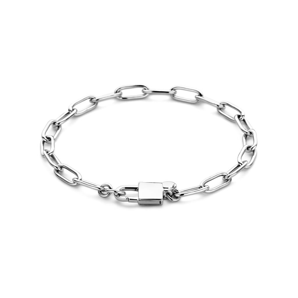 armband paperclip en slot 18 cm
