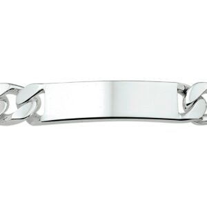 graveerarmband gourmette plaat 12 mm 22 cm