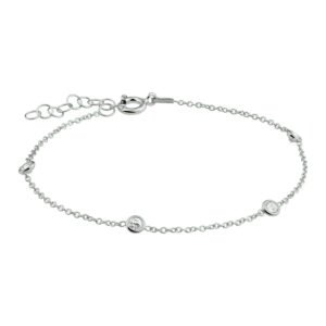 armband zirkonia 17 + 2,5 cm