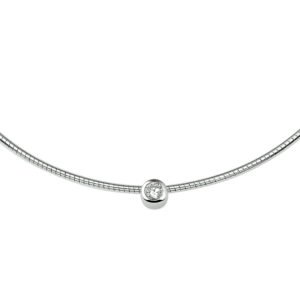 collier zirkonia 42 cm