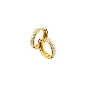 klapoorringen diamant 0.25ct (2x0.125ct) h si