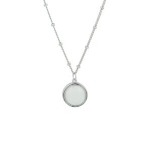 collier wit agaat 40 - 42 - 44 cm