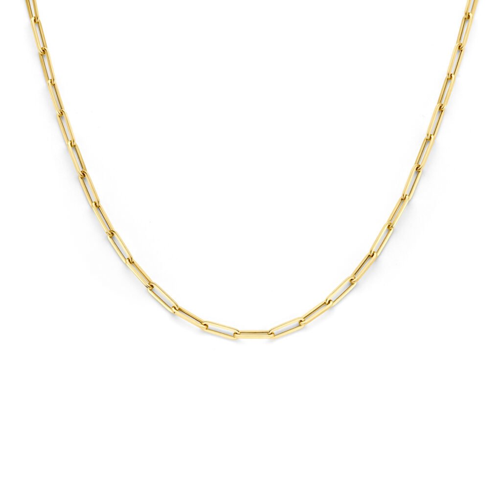 collier paperclip vierkante buis 3,0 mm