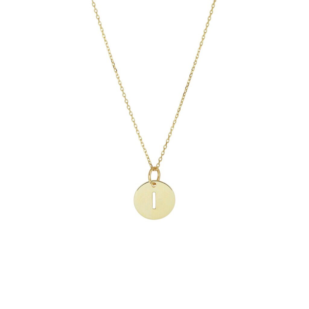collier letter 40 - 42 - 44 cm