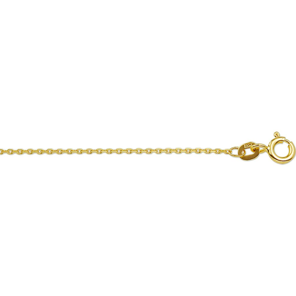 collier anker gediamanteerd 1,1 mm