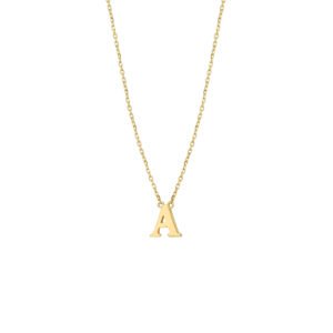 collier letter 40 - 42 - 44 cm