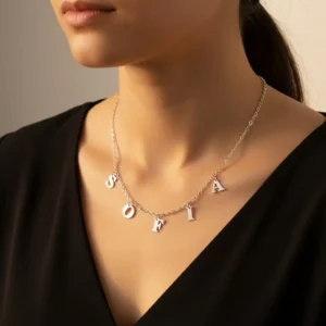 Naamketting-met-Losse-Letters-van-Zilver-Names4ever