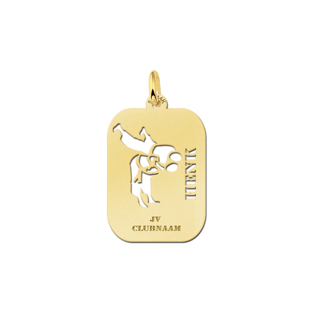 Names4ever Judo Sporthanger in Goud GSB06