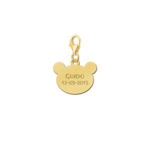 Names4ever Gouden Berenhoofdje Naambedel GNB29