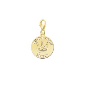 Names4ever Kroontje Naambedel van Goud GNB28