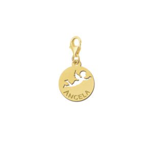 Names4ever Gouden Engel Bedel met Naam