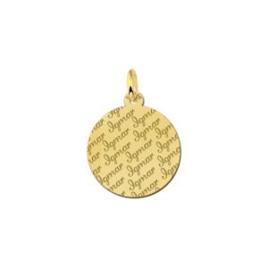 Gouden hangertje met naam. - Names4ever
