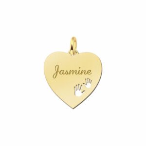 Gouden hart met naam - Names4ever