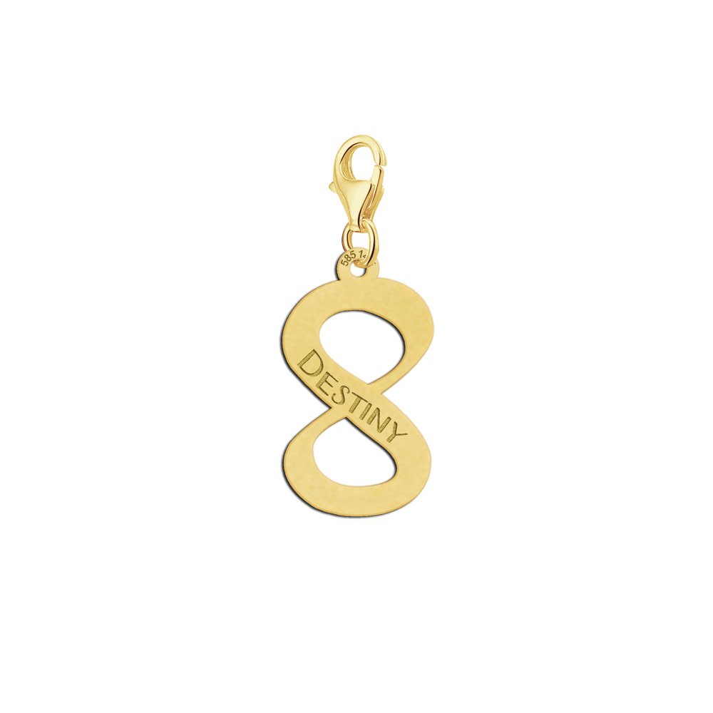 Names4ever Gouden Infinity Naambedel GNB36