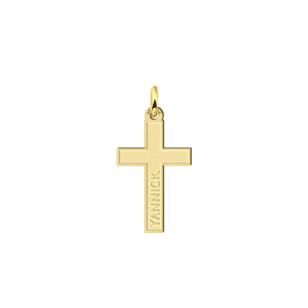 Names4ever Heilige Communie Gouden Kruishanger