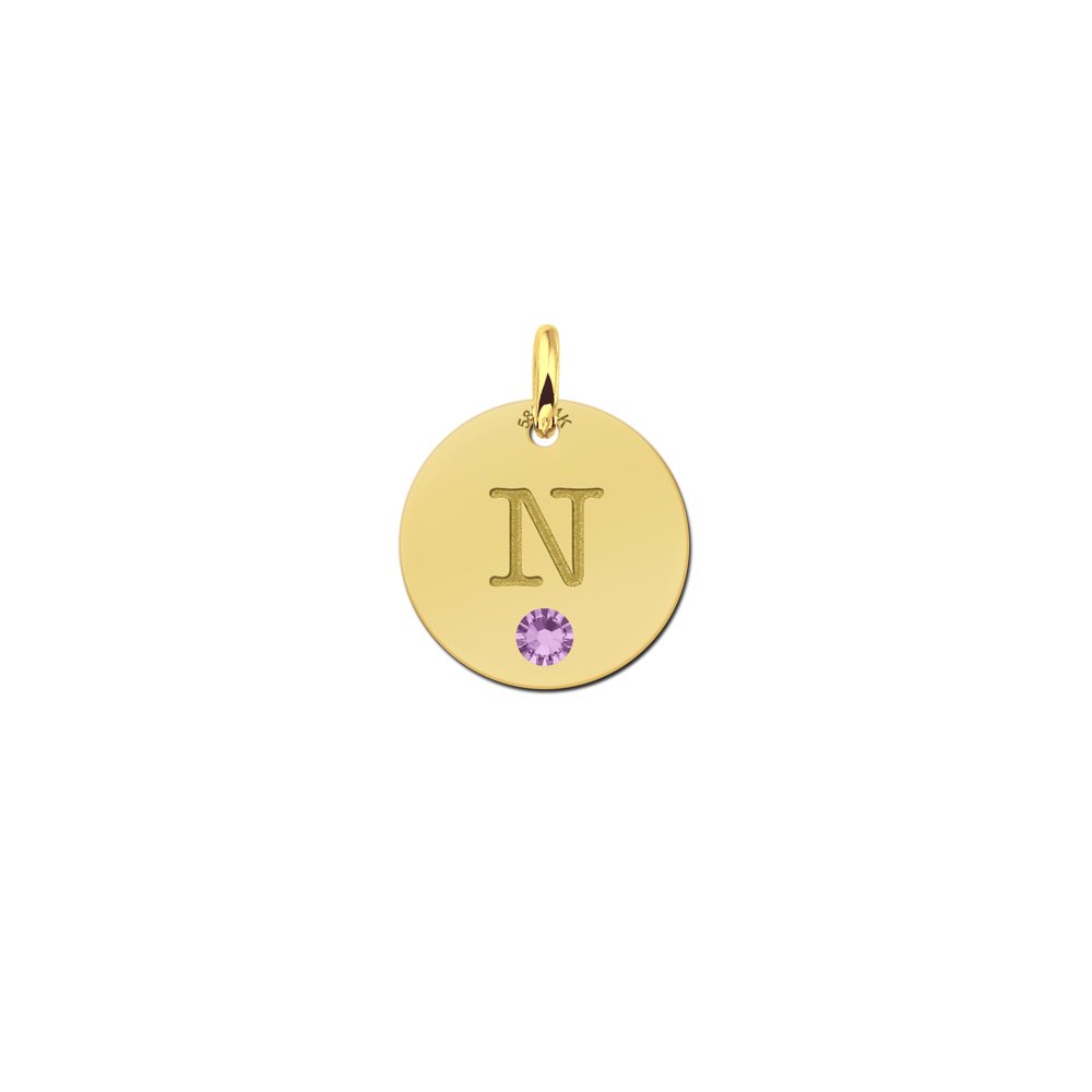 Names4ever Letter Hanger met Geboortesteen