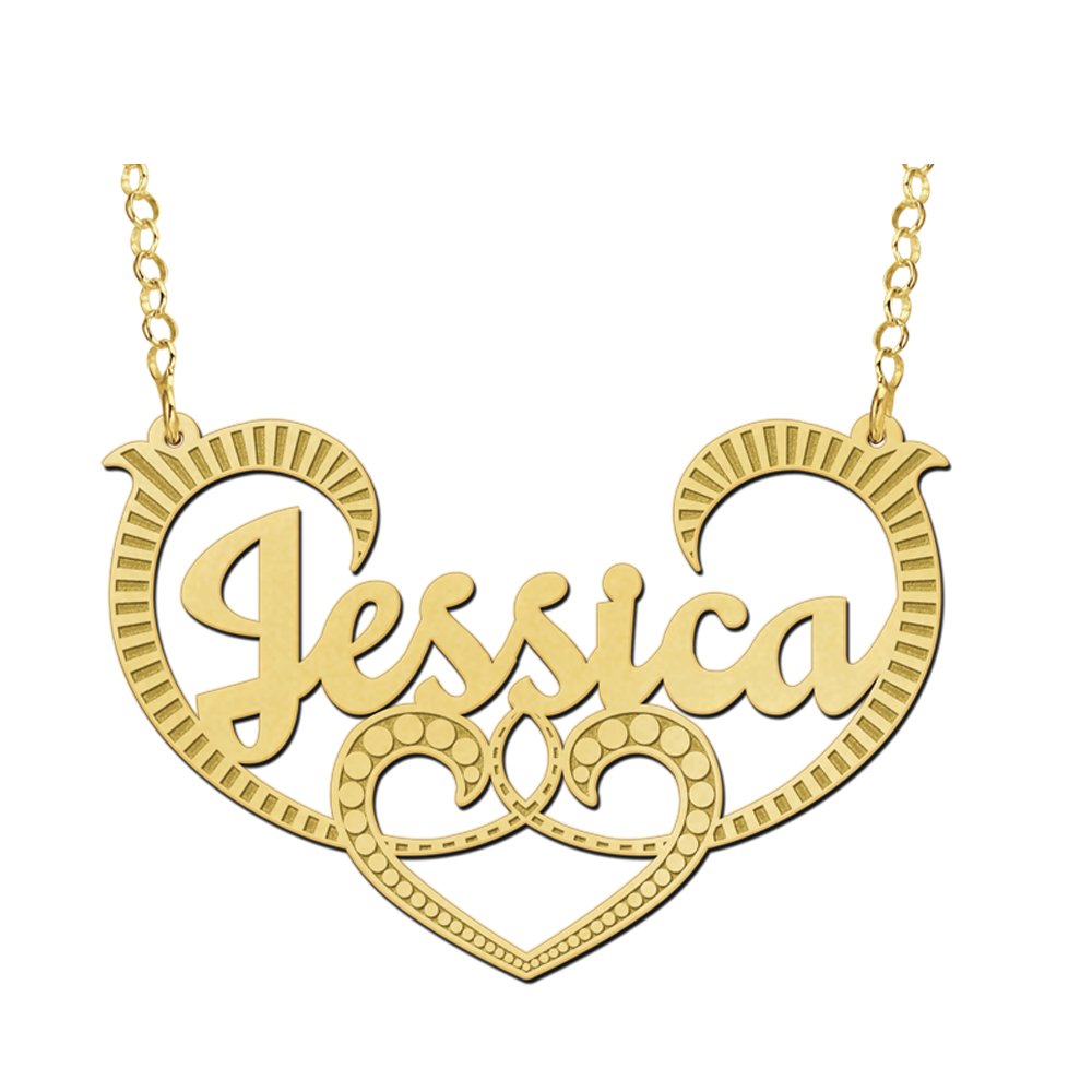 Names4ever Jessica Model Gouden Naamketting