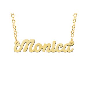 Names4ever Gouden Model Monica Naamketting GNK57