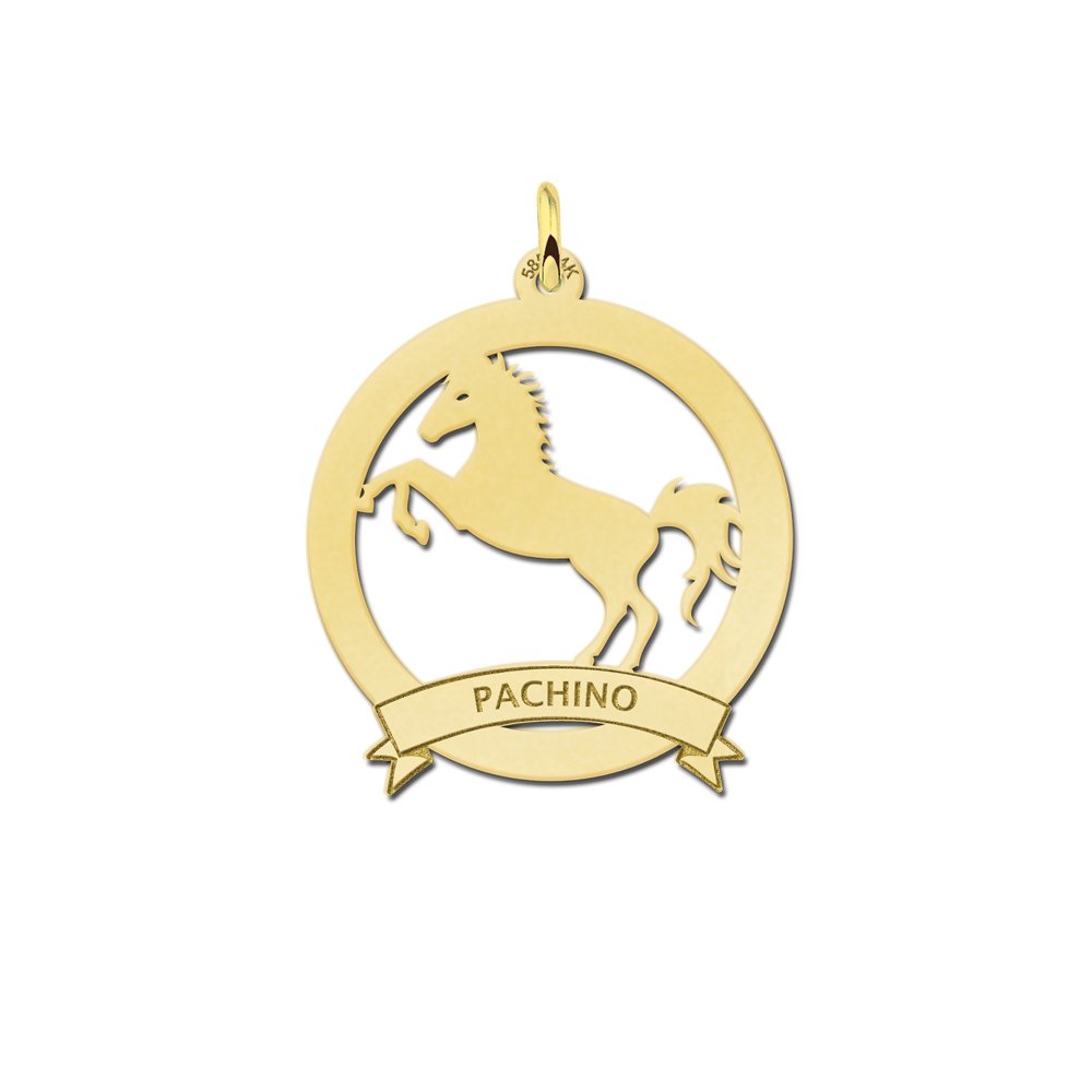 Names4ever Paard Naamhanger Goud GNDH007