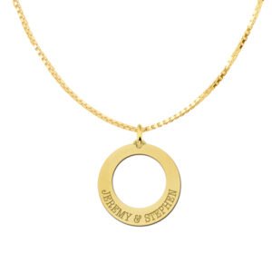 Names4ever Gouden Schijfje met Naam