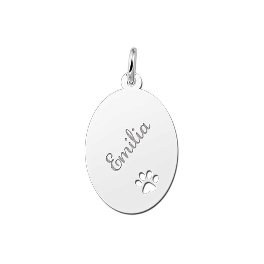 Hanger met de naam van je hondje graveren. - Names4ever