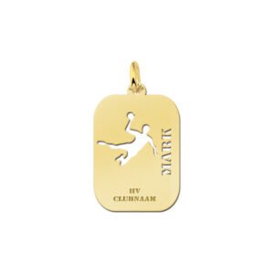 Names4ever Handbal Sporthanger in Goud GSB04