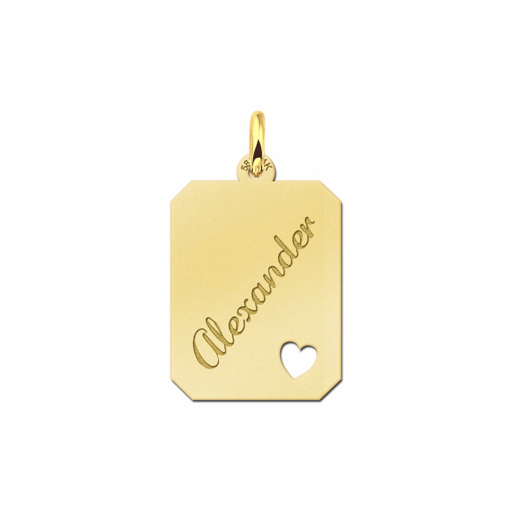 Hanger van goud met naam - Names4ever