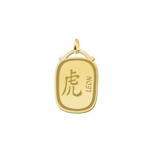 Names4ever Chinees Sterrenbeeld Tijger Hanger GHS026