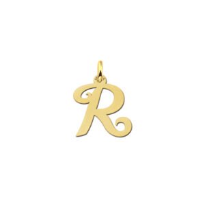 Names4ever Stijlvolle Initiaal Hanger van Goud