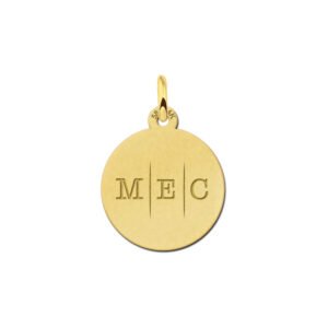 Gouden Initialen Hanger met Drie Letters | Names4ever