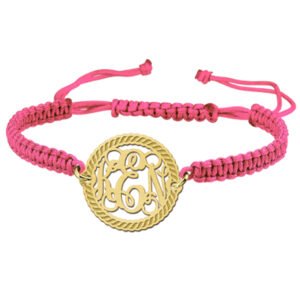 Gouden Motion Monogram Armband GNA08 > Names4ever