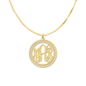 Names4ever Monogram met Sierrand Hanger van Goud GMH007