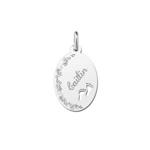 Jouw zilveren hanger kunnen wij graveren! - Names4ever
