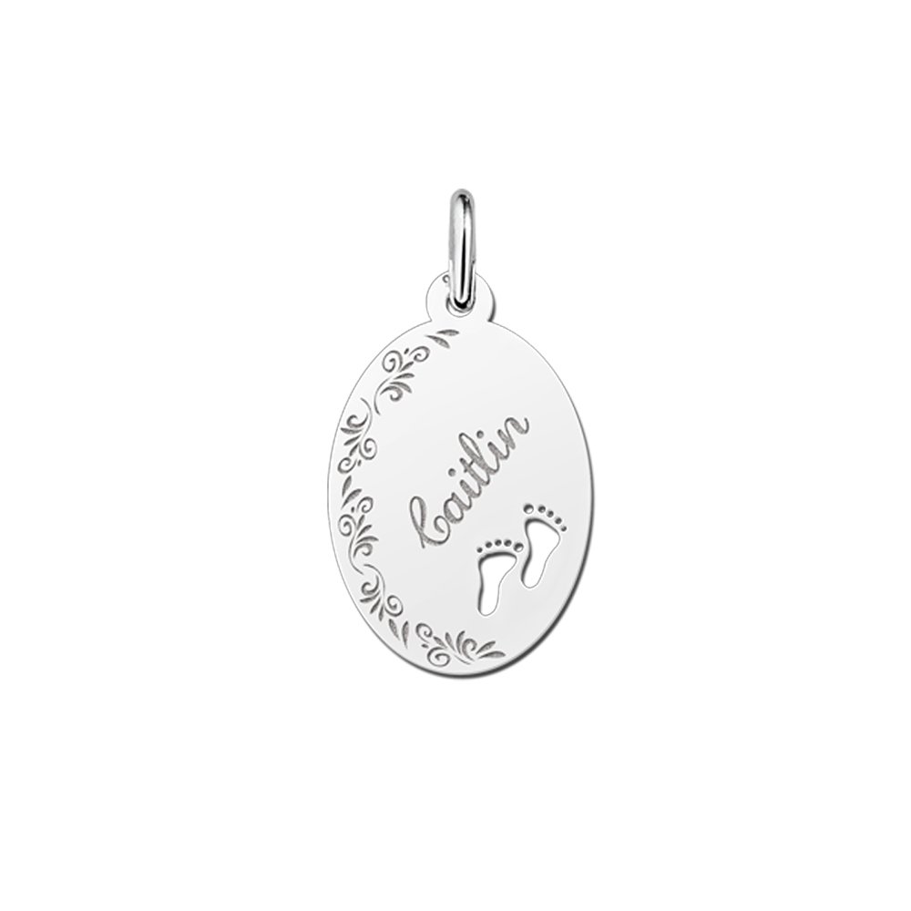 Jouw zilveren hanger kunnen wij graveren! - Names4ever