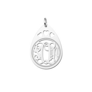 Names4ever Druppel Hanger met Monogram Letter ZMH025