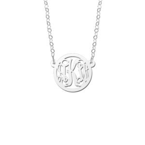 Names4ever Extra-Small Monogram Hanger + Ketting ZMH016