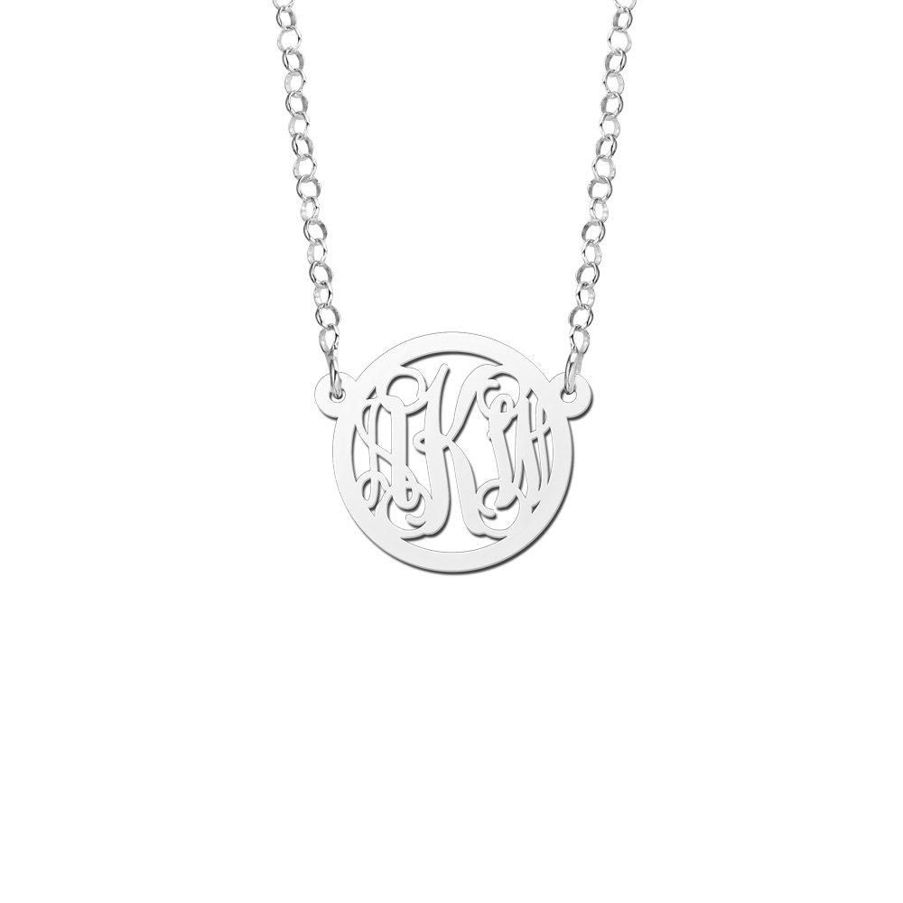Names4ever Extra-Small Monogram Hanger + Ketting ZMH016