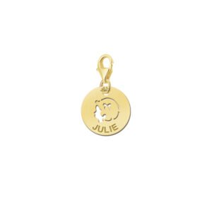 Names4ever Ronde Charm-Naambedel Hoofd Baby Meisje GNB11
