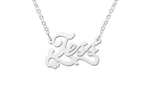 Ontwerp je eigen naamketting – zilver - Names4ever