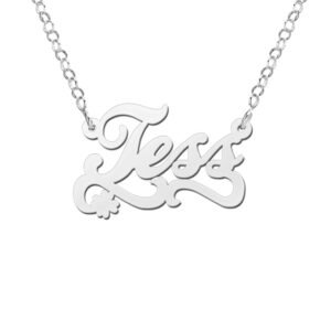 Ontwerp je eigen naamketting – zilver - Names4ever