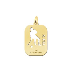Names4ever Hockey Sporthanger in Goud GSB10