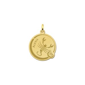 Sterrenbeeld met Personalisatie Schorpioen van goud - Names4ever
